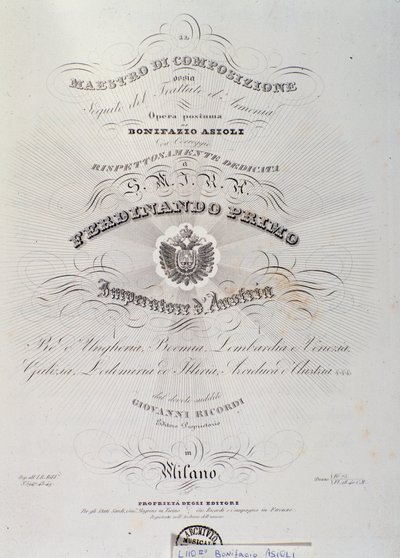 Page taken from Harmony Treaty by Italian School