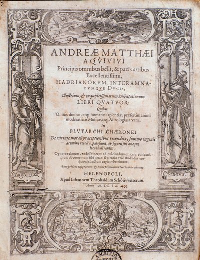 Page Taken from Principi Omnibus Belli by Andrea Matteo Acquaviva by Italian School