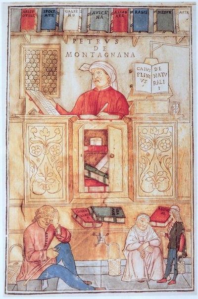 Petrus de Montagnana, illustration from 