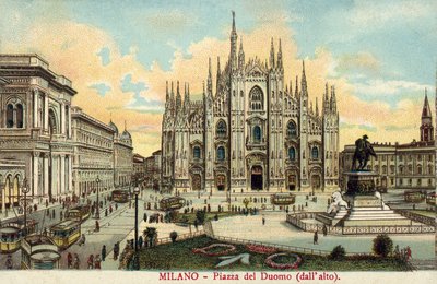 Piazza del Duomo, Milan by Italian School