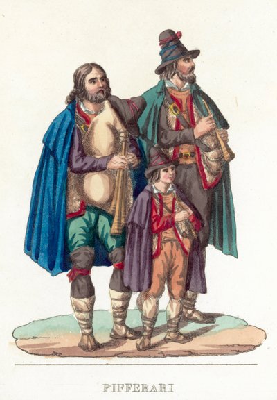 Pifferari by Italian School