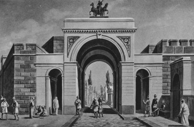 Pompei: Porta Ercolana by Italian School