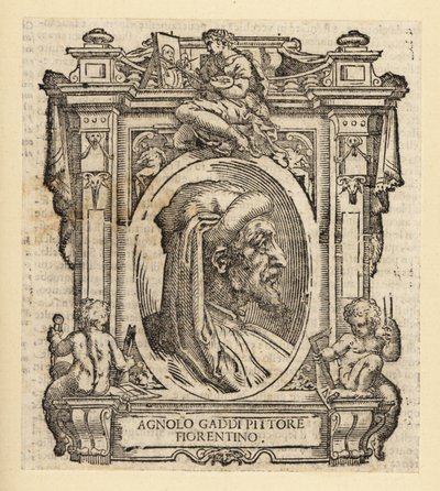 Portrait of Agnolo Gaddi by Italian School