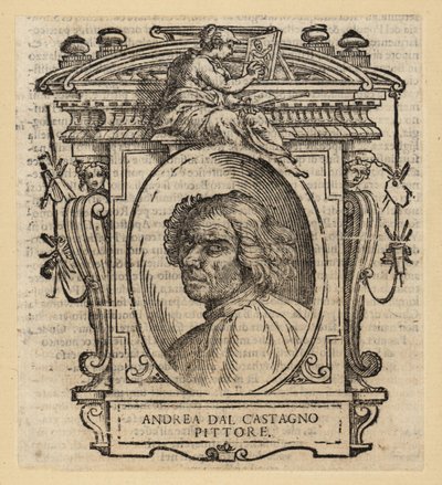 Portrait of Andrea dal Castagno by Italian School