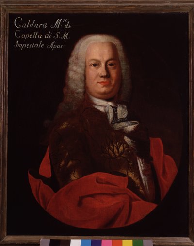 Portrait of Antonio Caldara, Italian Baroque Composer by Italian School