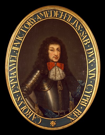 Portrait of Charles Emmanuel II (1634-1675), Duke of Savoy by Italian School