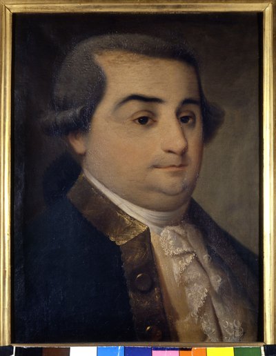 Portrait of Cesare Bonesana, Marquis of Beccaria (1738 - 1794), Italian jurist. Anonymous painting of the 18th century. Museo de Milan. Milan by Italian School