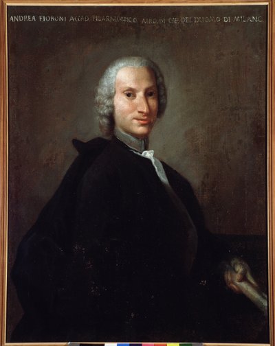 Portrait of Gianandrea Fioroni, Italian Composer by Italian School