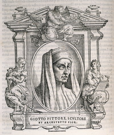 Portrait of Giotto di Bondone from Vasari