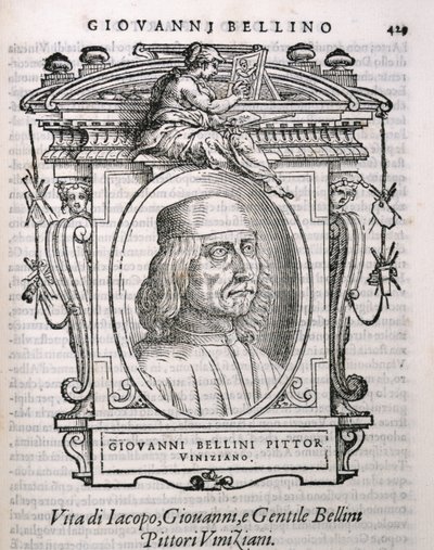 Portrait of Giovanni Bellini from Vasari