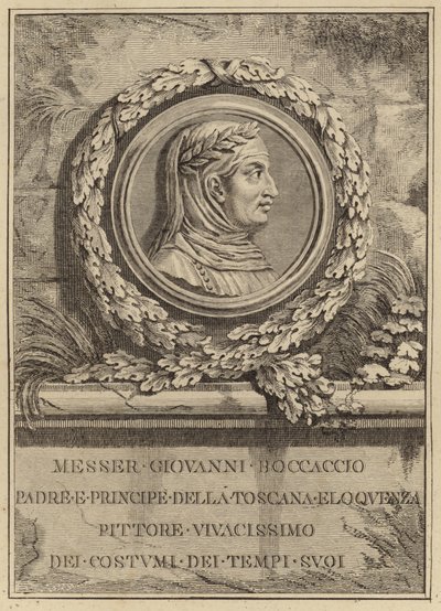 Portrait of Giovanni Boccaccio by Italian School