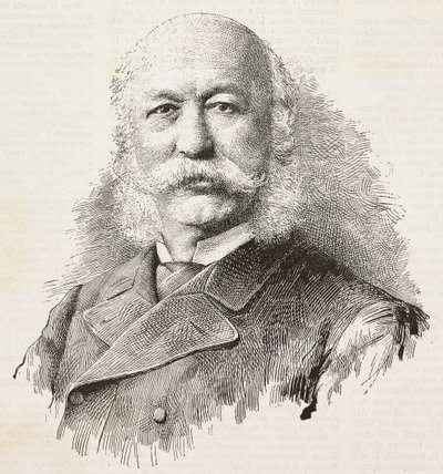 Portrait of Girolamo Cantelli, Italian patriot and politician, engraving from L
