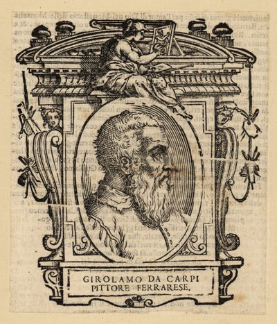 Portrait of Girolamo Da Carpi by Italian School