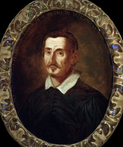Portrait of Girolamo Frescobaldi, Italian Composer by Italian School