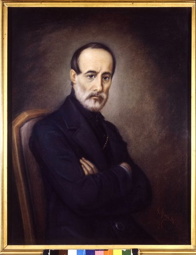 Portrait of Giuseppe Mazzini (19th century painting) by Italian School