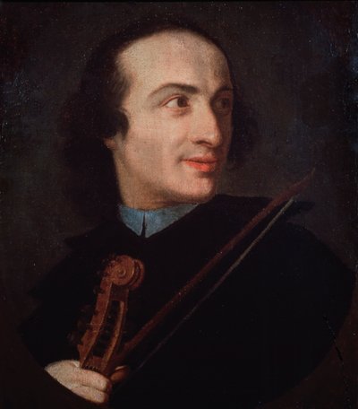 Portrait of Italian violinist and composer Giuseppe Tartini by Italian School