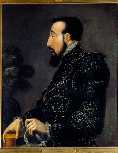 Portrait of Henry II King of France by Italian School