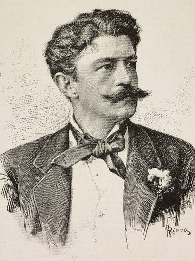Portrait of Herbert von Bismarck, German politician by Italian School