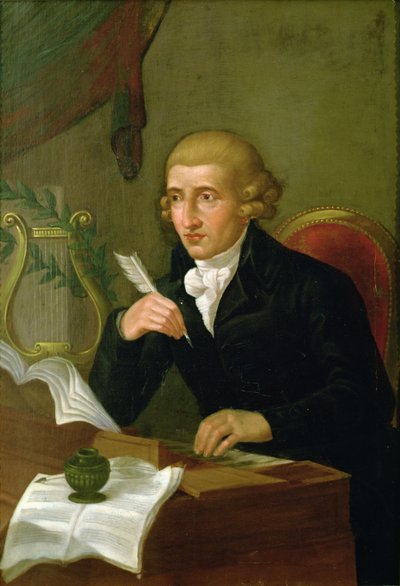 Portrait of Joseph Haydn (1732 - 1809) by Italian School