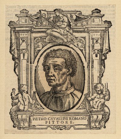 Portrait of Pietro Cavallini by Italian School