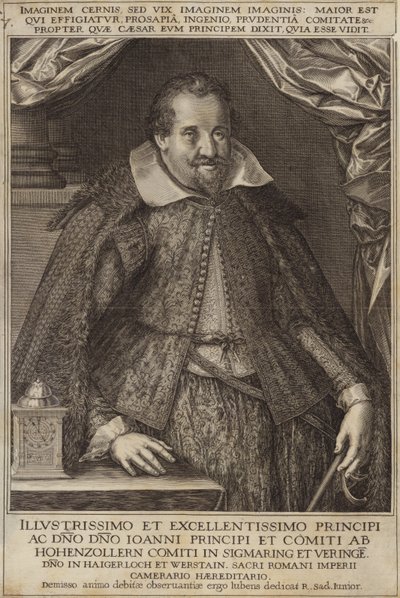 Portrait of Prince John of Hohenzollern-Sigmaringen by Italian School