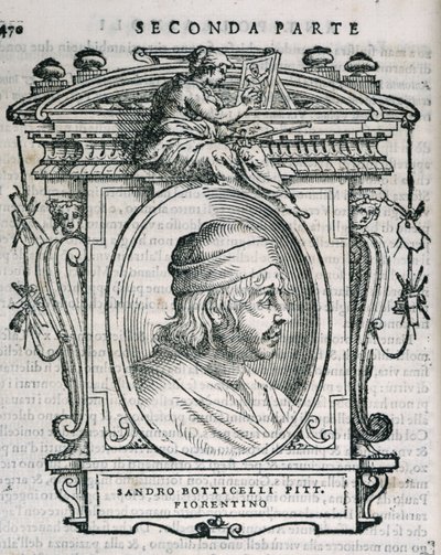 Portrait of Sandro Botticelli from Vasari