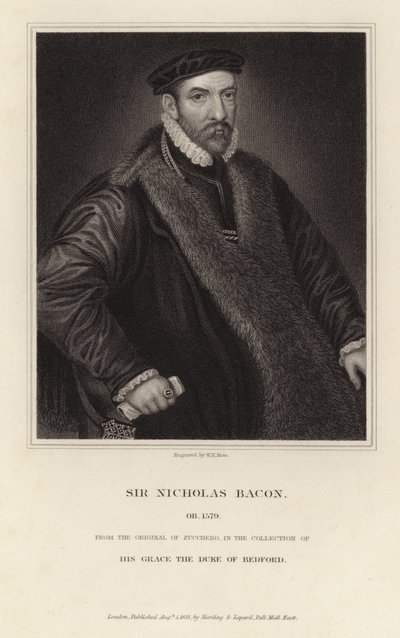 Portrait of Sir Nicholas Bacon by Italian School