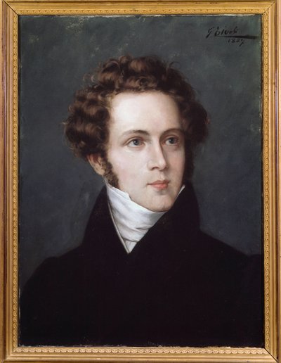 Portrait of Vincenzo Bellini, Italian Composer by Italian School