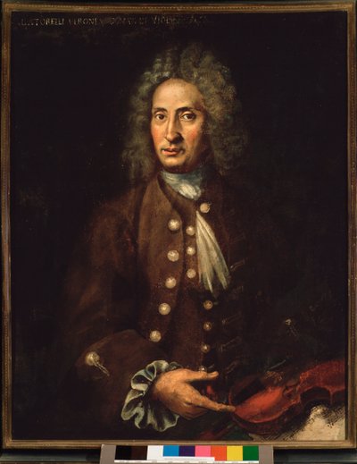 Portrait of Italian composer Giuseppe Torelli by Italian School