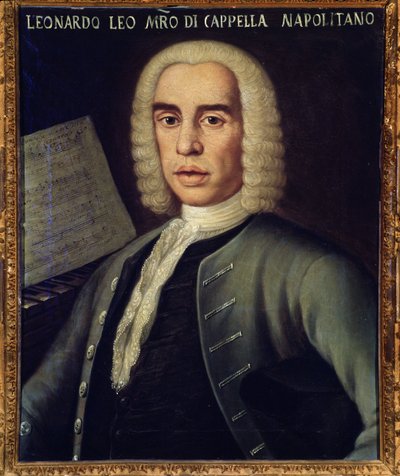 Portrait of Leo Leonardo, Italian Composer by Italian School