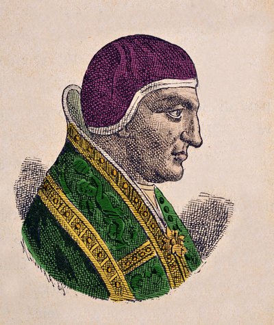Portrait of Pope Agapetus II (946-955) by Italian School
