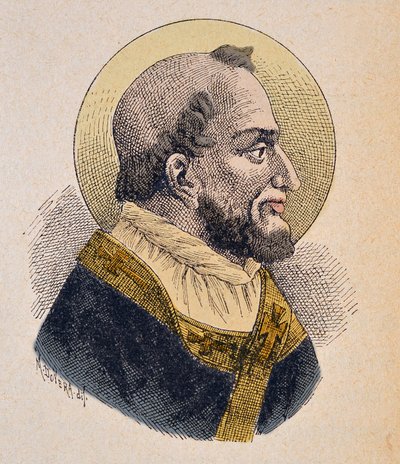 Portrait of Pope Anacletus (ca. 76-88) by Italian School