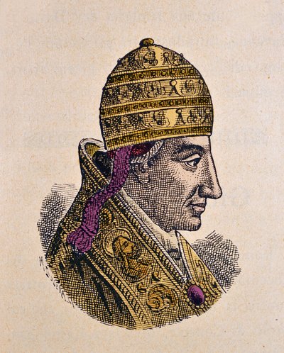 Portrait of Pope Benedict VII (974-983) by Italian School