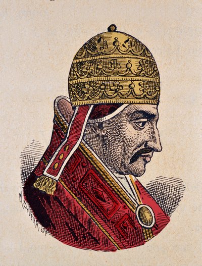 Portrait of Pope Benedict VI (973-974) by Italian School