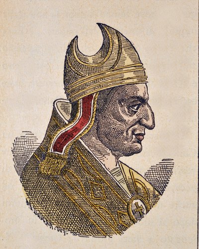 Portrait of Pope Boniface IV (608-615) by Italian School
