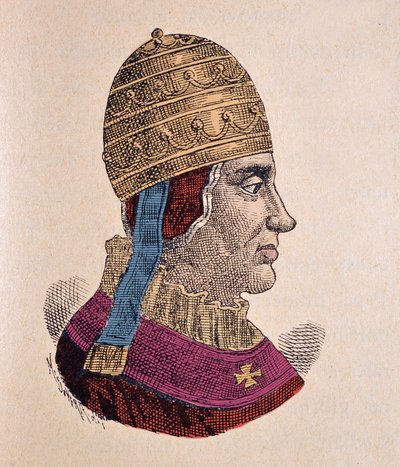 Portrait of Pope Boniface IX (1389-1404) by Italian School