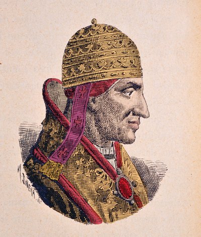 Portrait of Pope Boniface VIII (1294-1303) by Italian School