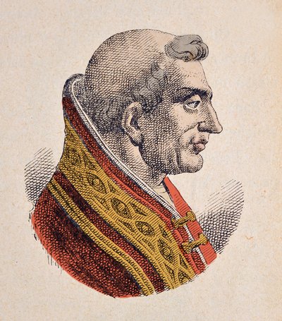 Portrait of Pope Celestine IV (1241) by Italian School