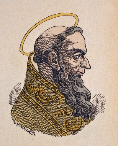 Portrait of Pope Celestine I (422-432) by Italian School