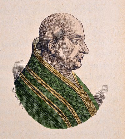 Portrait of Pope Clement III (1187-1191) by Italian School