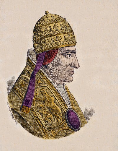 Portrait of Pope Clement II (1046-1047) by Italian School