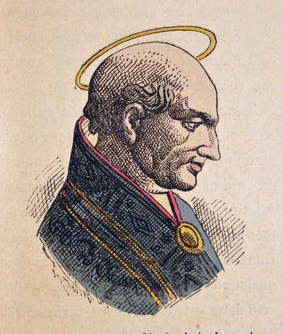Portrait of Pope Damasus I (366-384) by Italian School