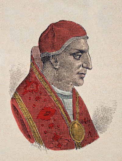 Portrait of Pope Stephen III (768-772) by Italian School