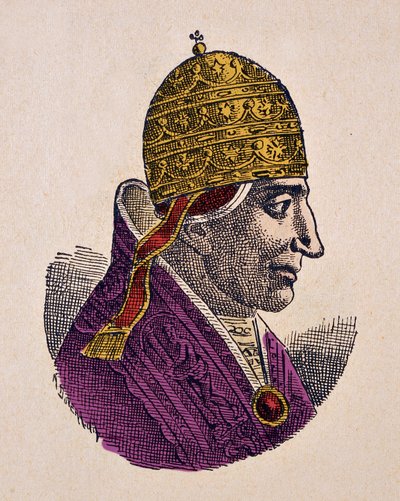 Portrait of Pope Stephen IX (1057-1058) by Italian School