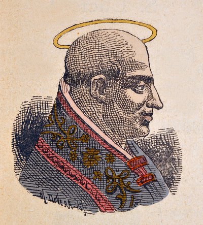 Portrait of Pope Fabian (236-250) by Italian School