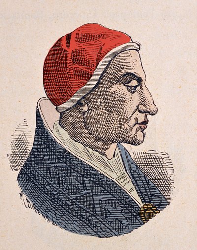 Portrait of Pope Felix IV (526-530) by Italian School