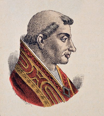 Portrait of Pope Gelasius II (1118-1119) by Italian School