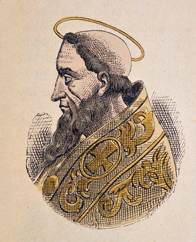 Portrait of Pope Gelasius I (492-496) by Italian School