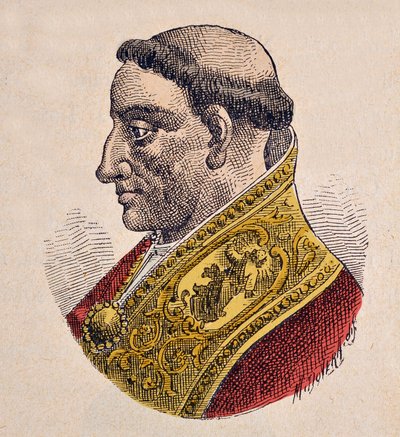Portrait of Pope Gregory IV by Italian School