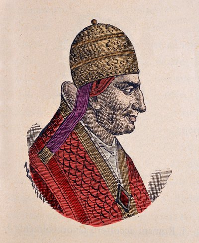 Portrait of Pope Gregory VI (1045-1046) by Italian School